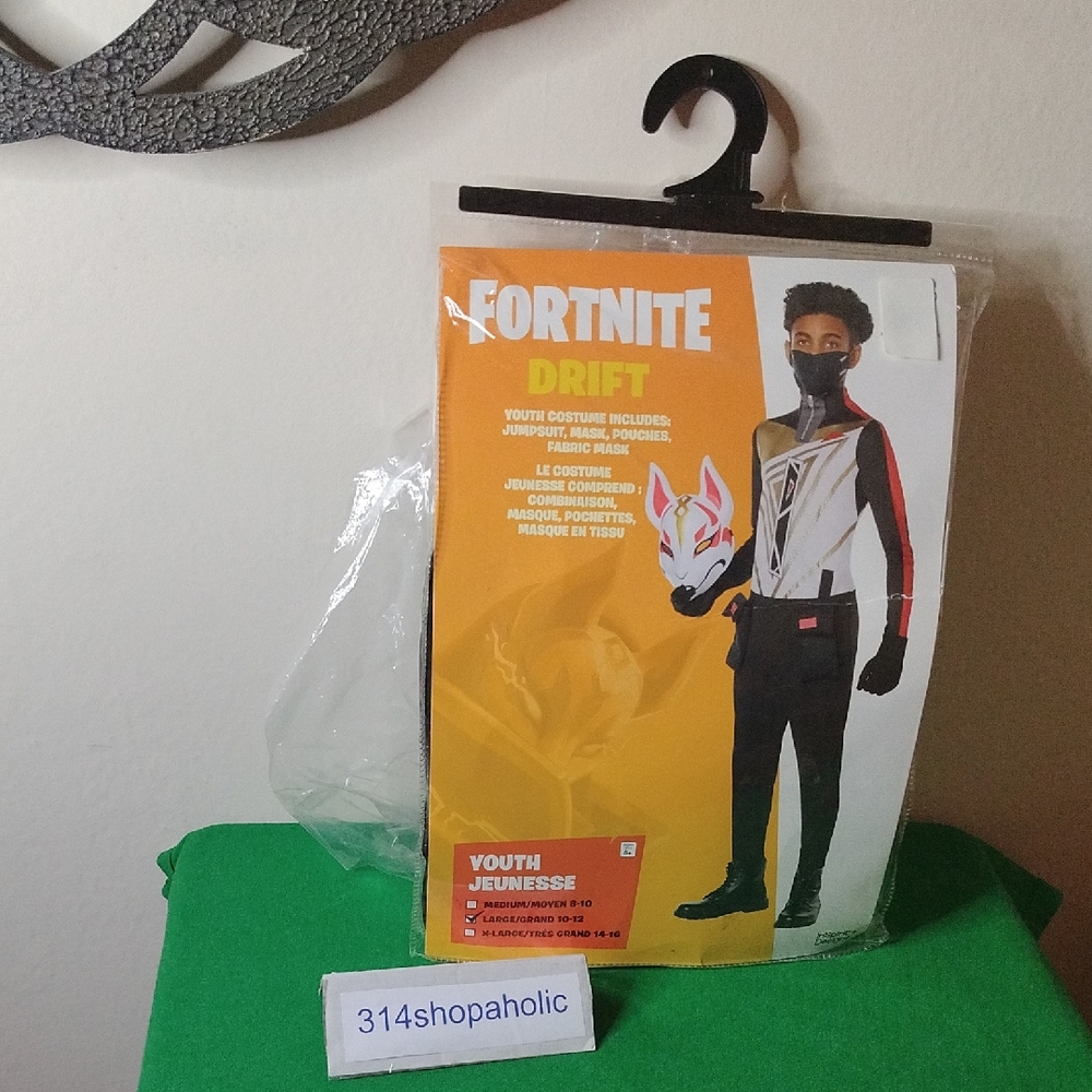 Boys "Fortnite Drift" Halloween Costume